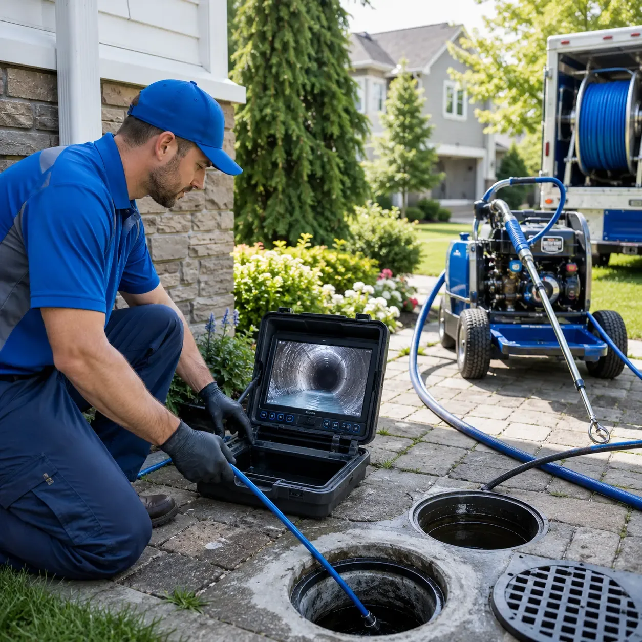 Outdoor drain cleaning professionals serving Center Moriches, NY